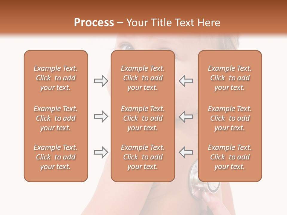 Occupation Hand Stethoscope PowerPoint Template