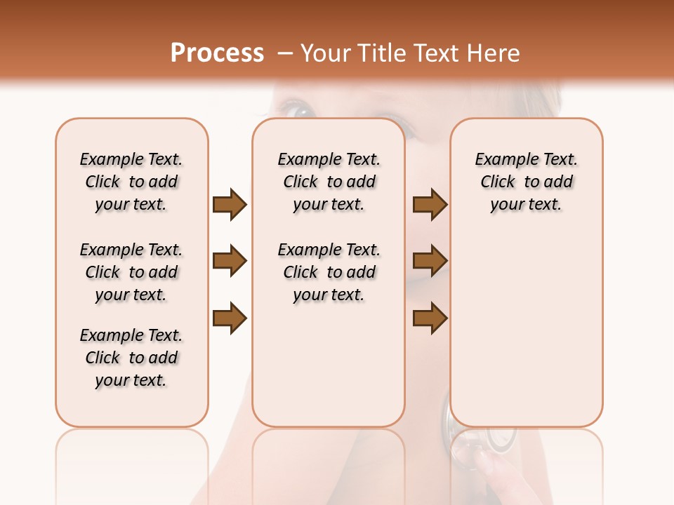 Occupation Hand Stethoscope PowerPoint Template