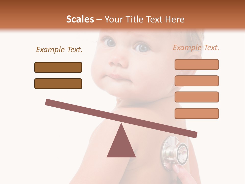 Occupation Hand Stethoscope PowerPoint Template