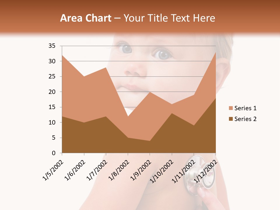 Occupation Hand Stethoscope PowerPoint Template