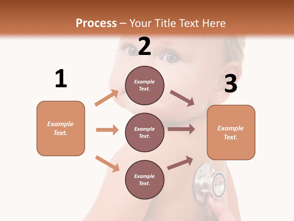 Occupation Hand Stethoscope PowerPoint Template