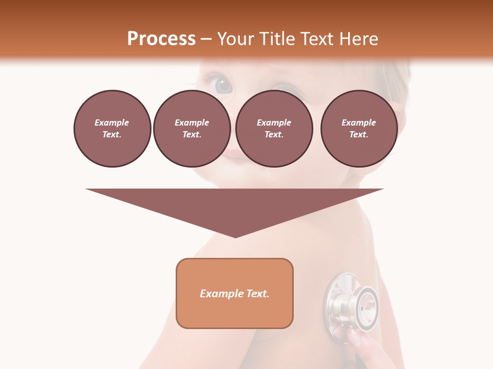 Occupation Hand Stethoscope PowerPoint Template