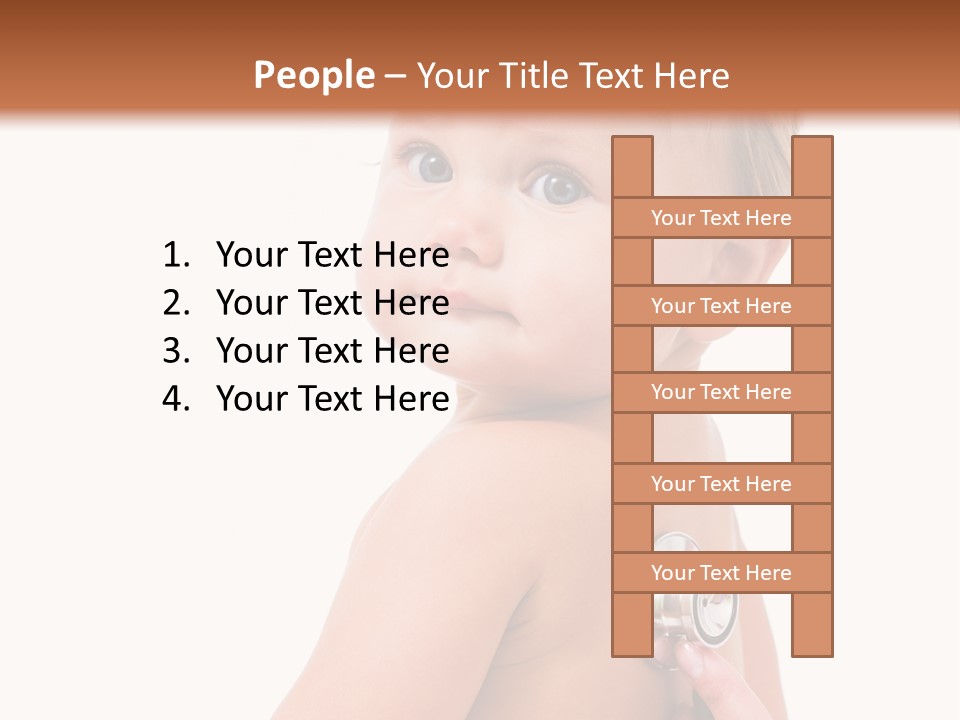 Occupation Hand Stethoscope PowerPoint Template