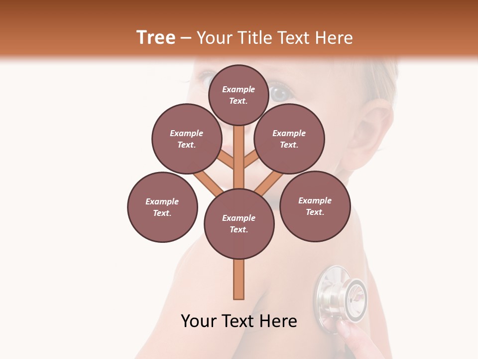 Occupation Hand Stethoscope PowerPoint Template