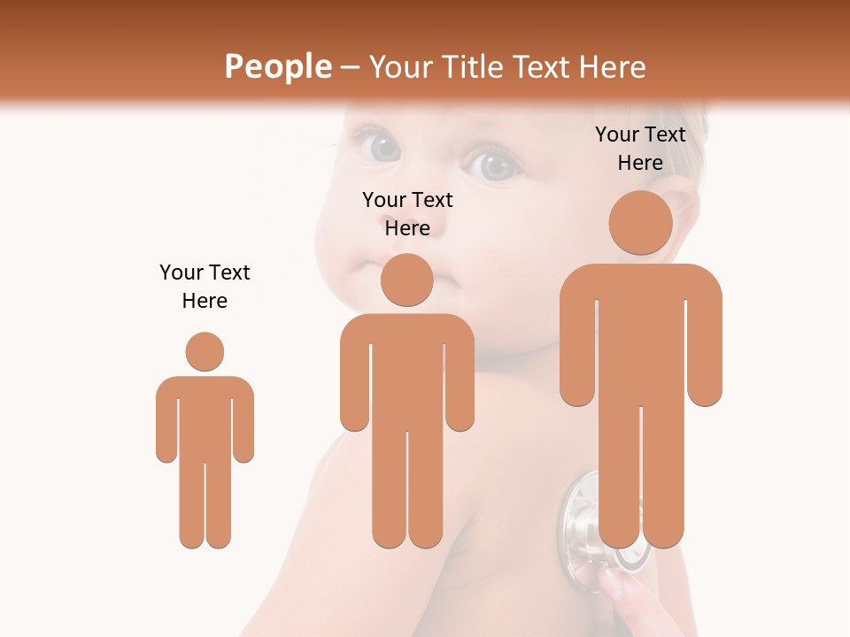 Occupation Hand Stethoscope PowerPoint Template