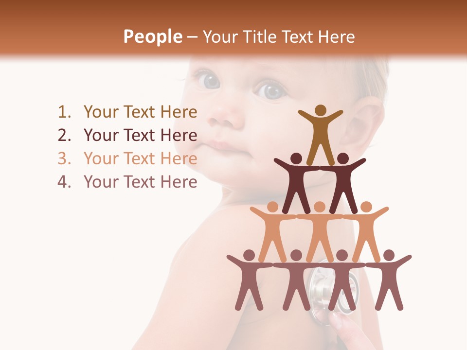 Occupation Hand Stethoscope PowerPoint Template