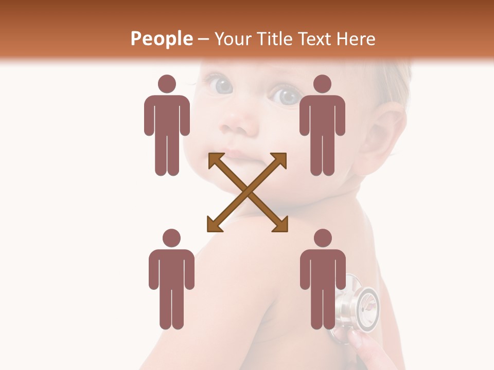 Occupation Hand Stethoscope PowerPoint Template