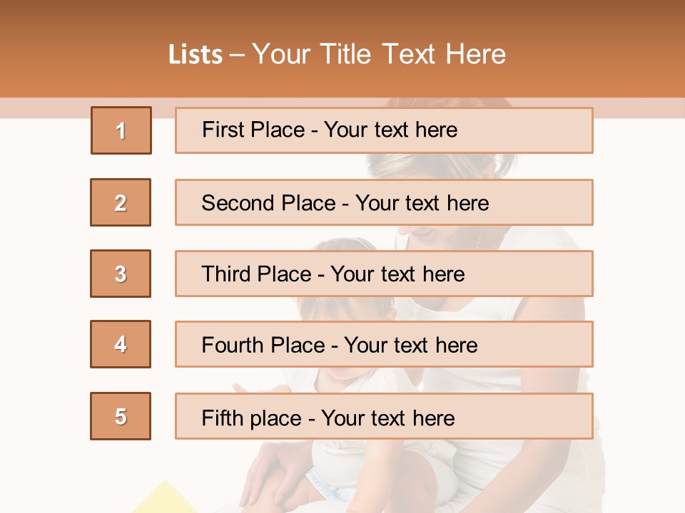 Childhood Showing Education PowerPoint Template