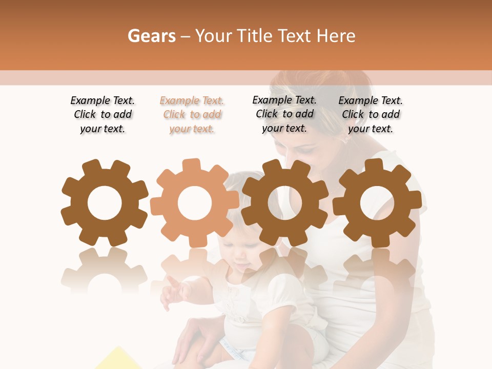 Childhood Showing Education PowerPoint Template