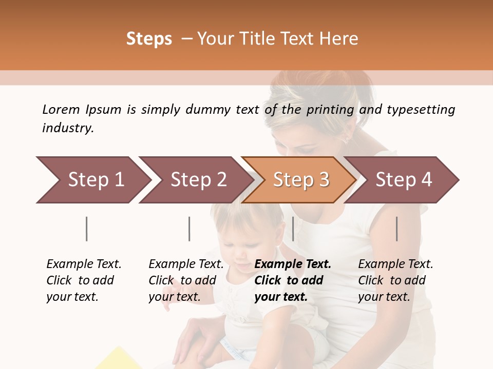 Childhood Showing Education PowerPoint Template