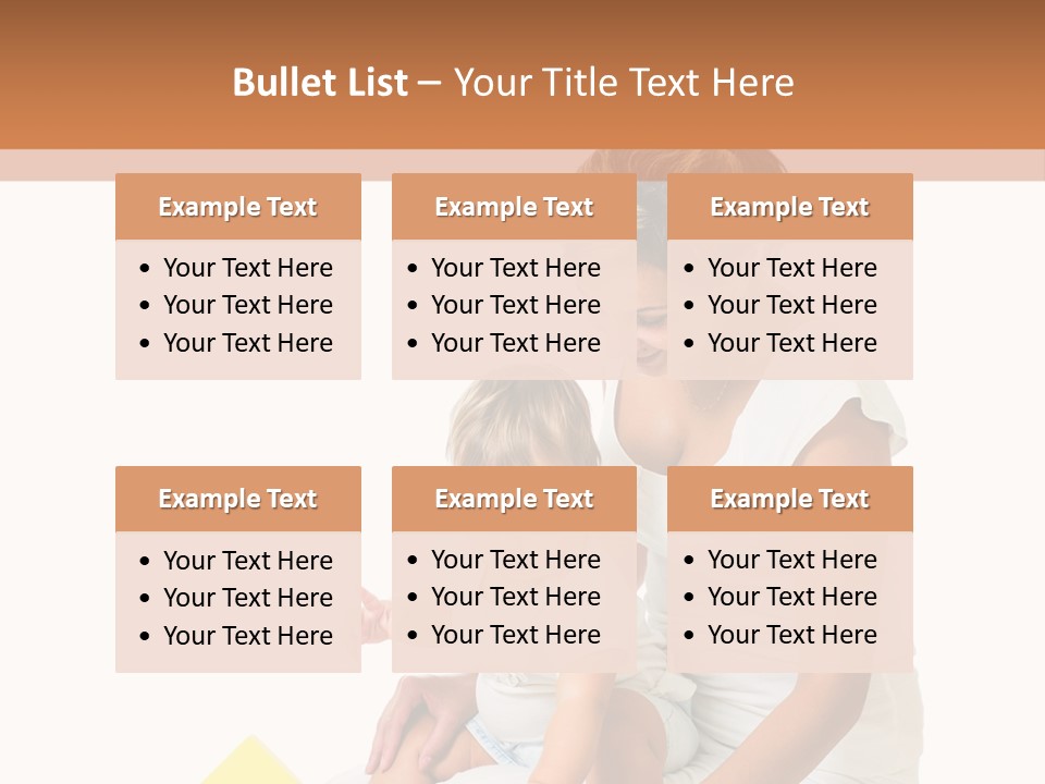 Childhood Showing Education PowerPoint Template