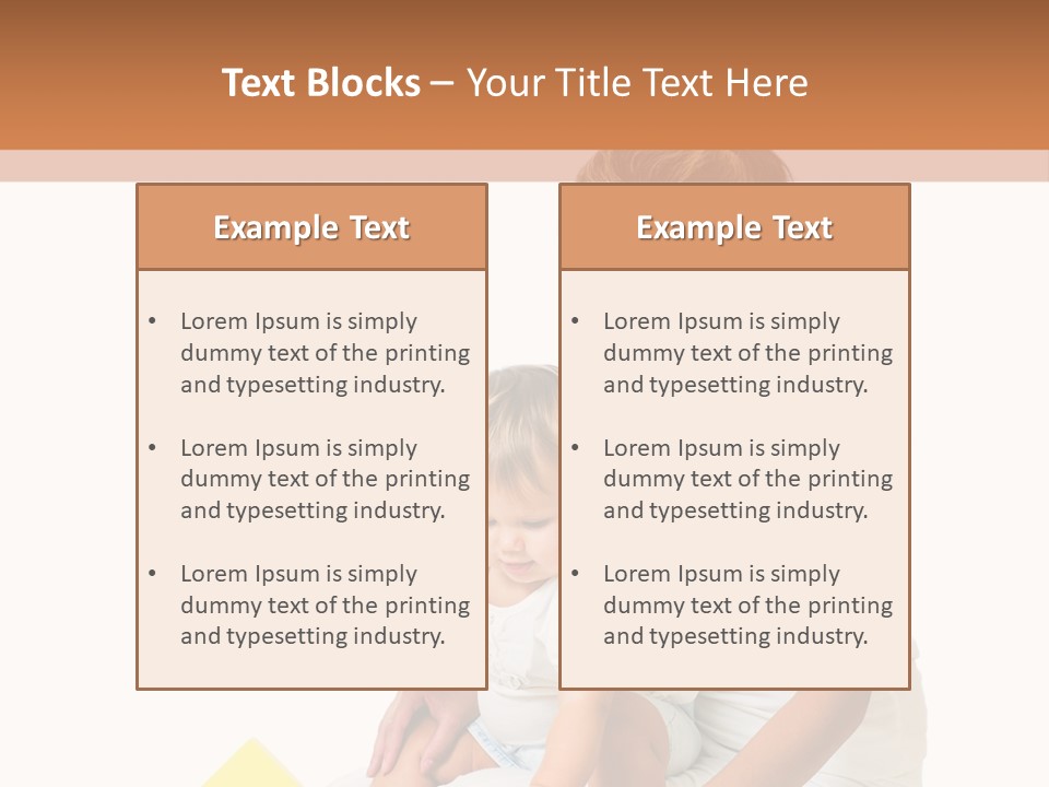 Childhood Showing Education PowerPoint Template