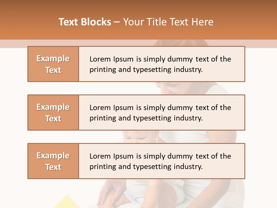 Childhood Showing Education PowerPoint Template