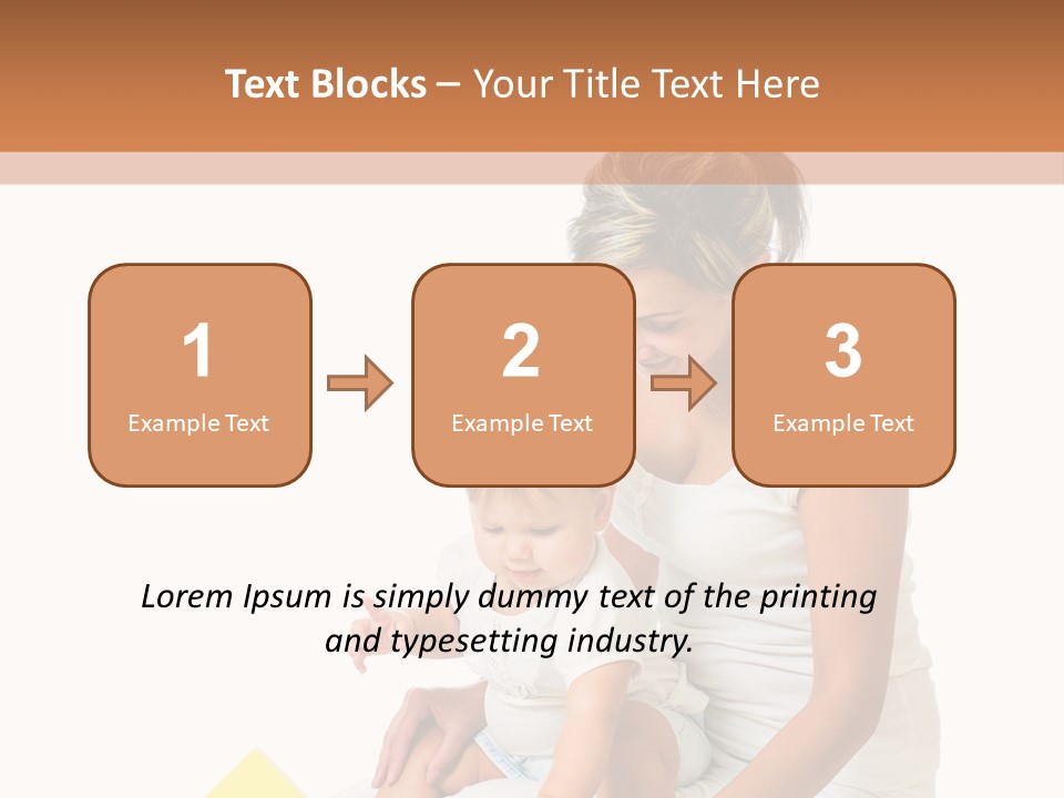 Childhood Showing Education PowerPoint Template