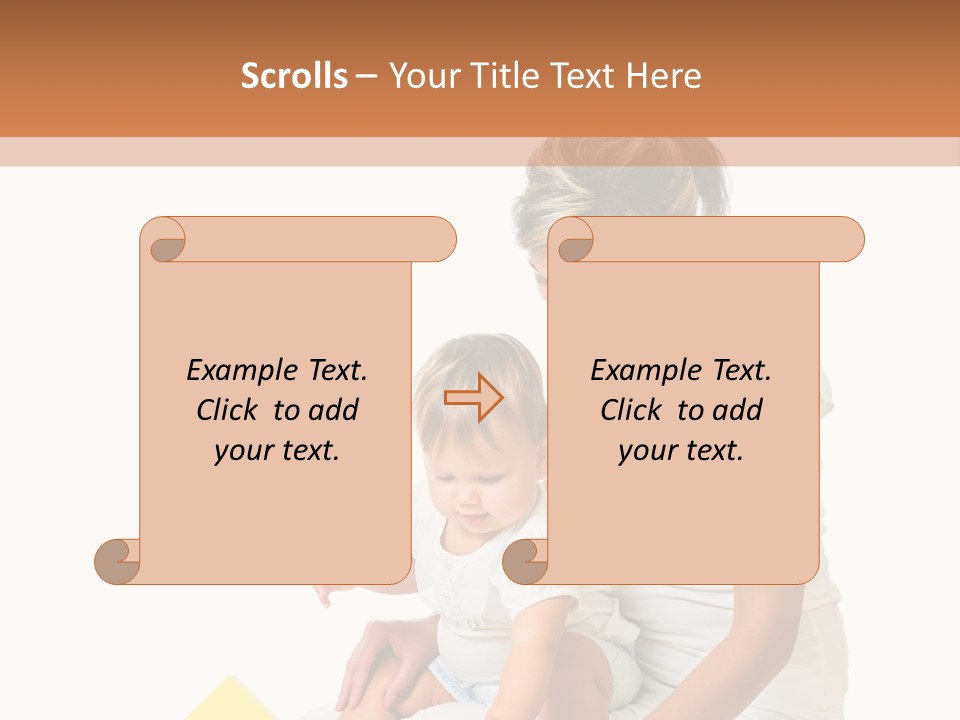 Childhood Showing Education PowerPoint Template