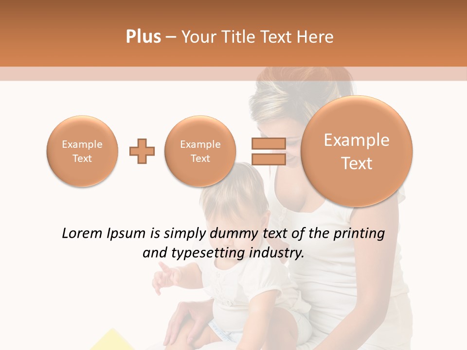 Childhood Showing Education PowerPoint Template