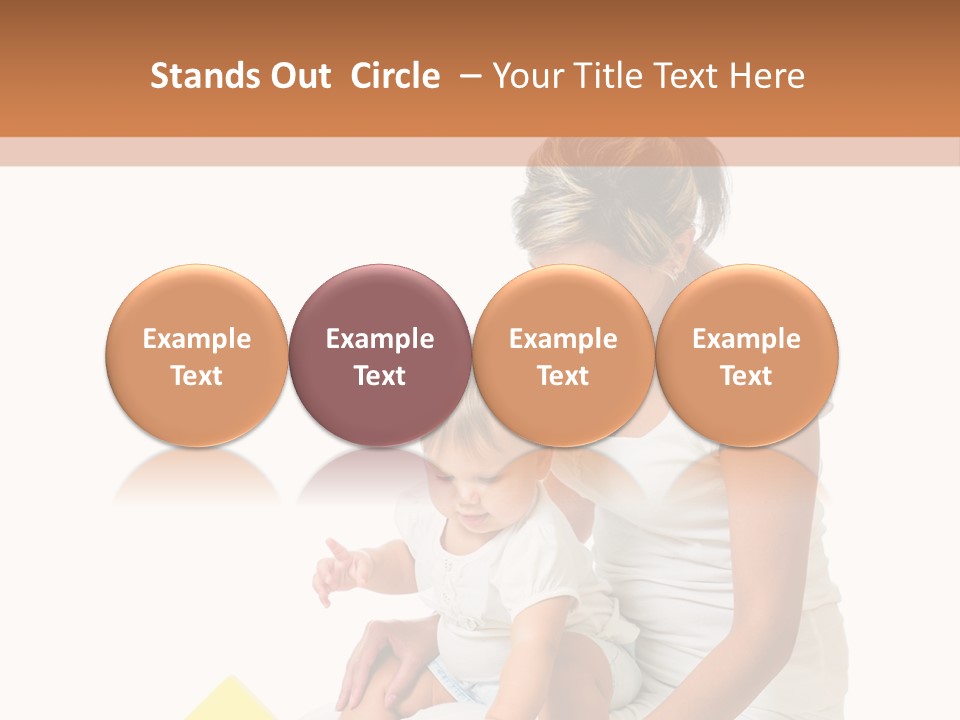 Childhood Showing Education PowerPoint Template
