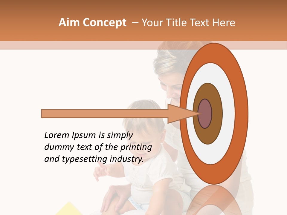 Childhood Showing Education PowerPoint Template