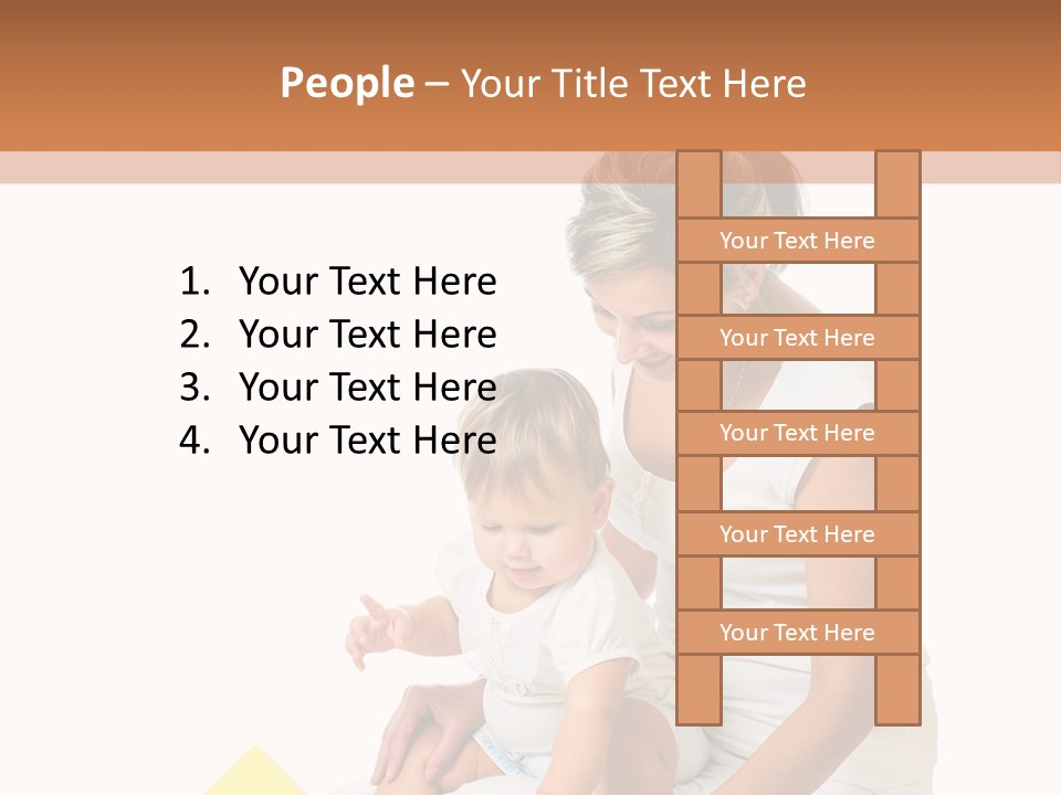 Childhood Showing Education PowerPoint Template