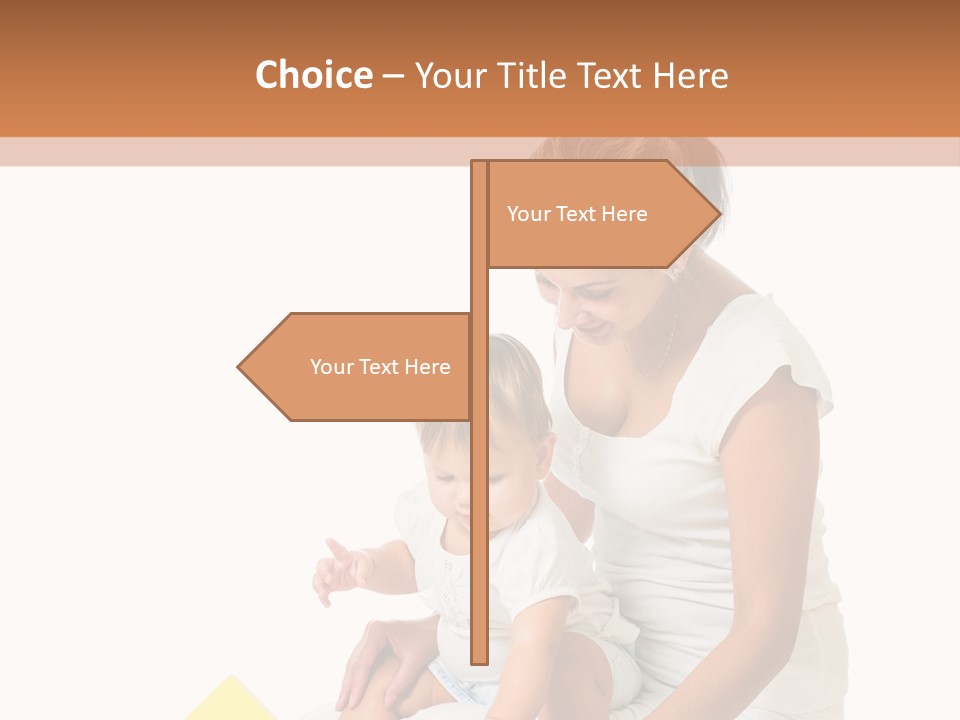 Childhood Showing Education PowerPoint Template