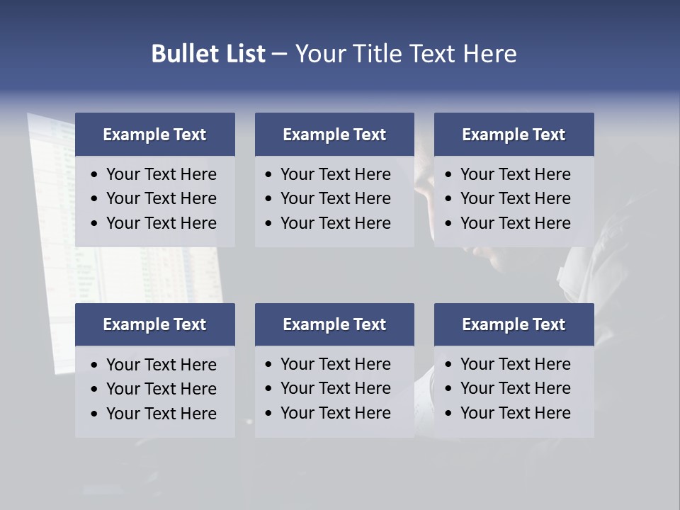 Night Account Late PowerPoint Template