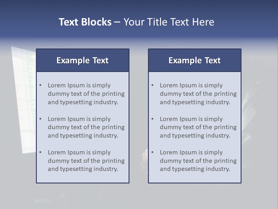 Night Account Late PowerPoint Template