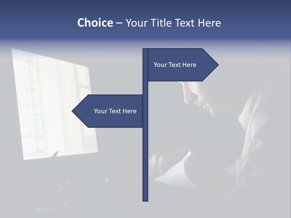 Night Account Late PowerPoint Template