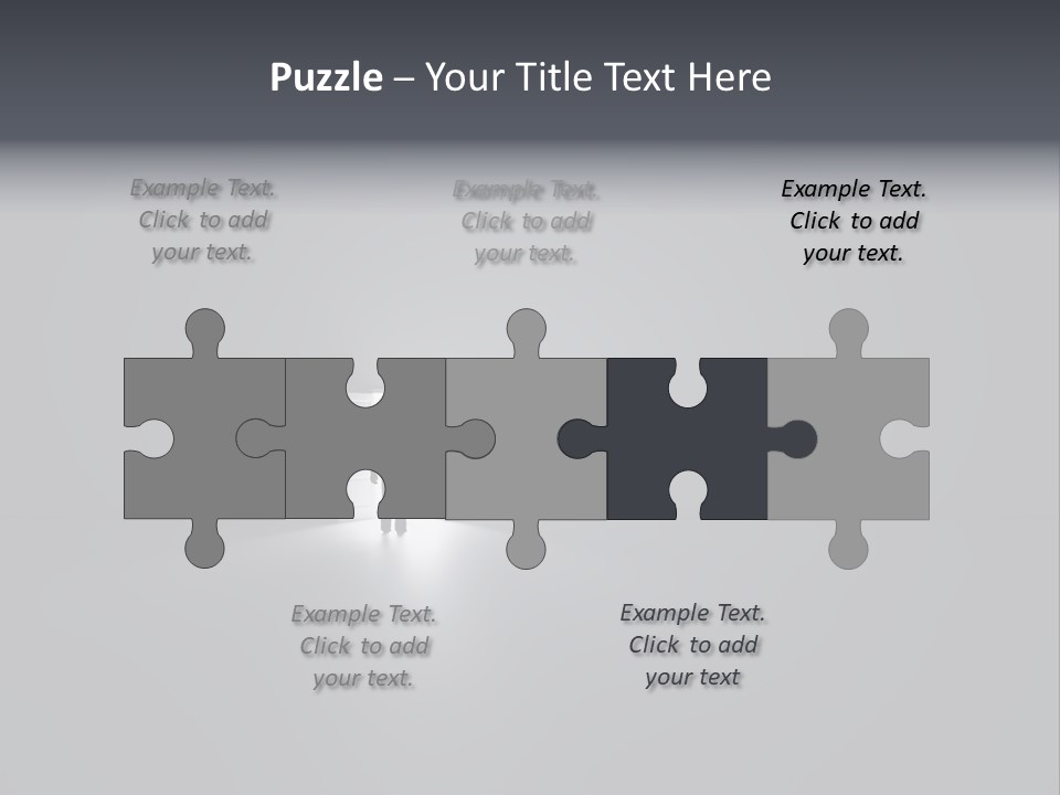 Chairs Puppets Person PowerPoint Template