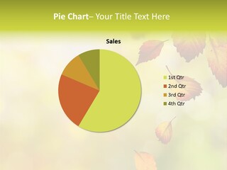 Pattern Fall Leaf PowerPoint Template