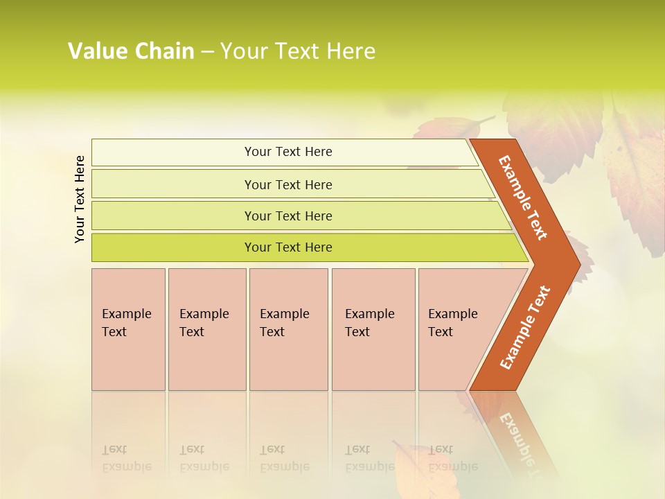 Pattern Fall Leaf PowerPoint Template