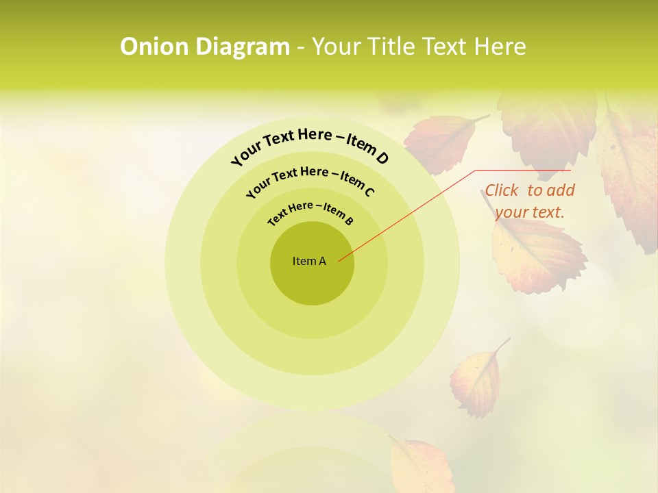 Pattern Fall Leaf PowerPoint Template