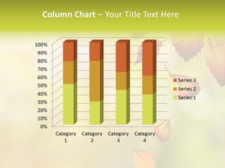 Pattern Fall Leaf PowerPoint Template