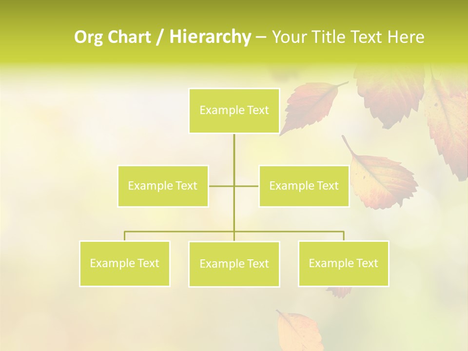 Pattern Fall Leaf PowerPoint Template