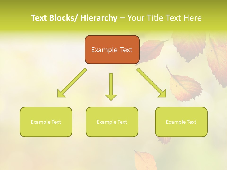 Pattern Fall Leaf PowerPoint Template