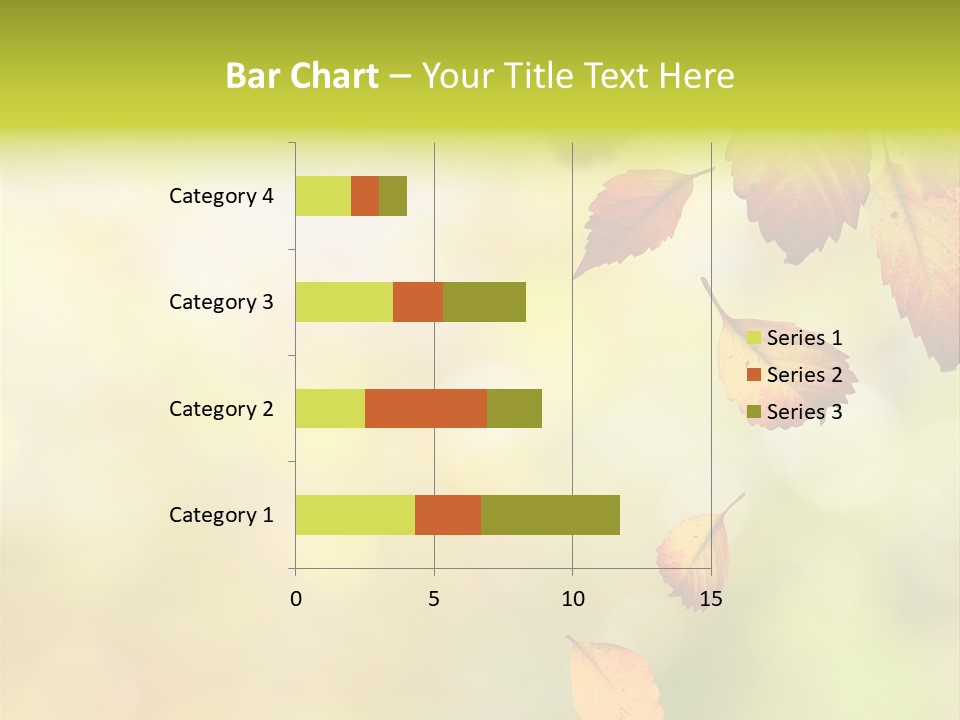 Pattern Fall Leaf PowerPoint Template