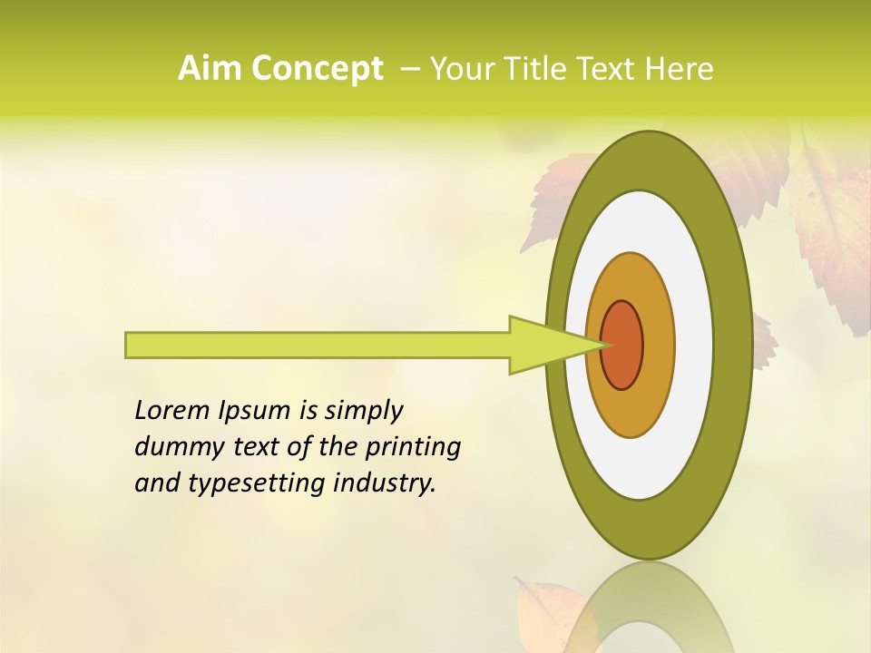 Pattern Fall Leaf PowerPoint Template