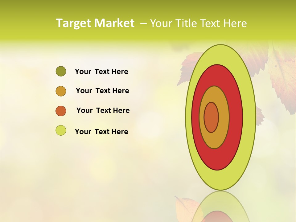 Pattern Fall Leaf PowerPoint Template