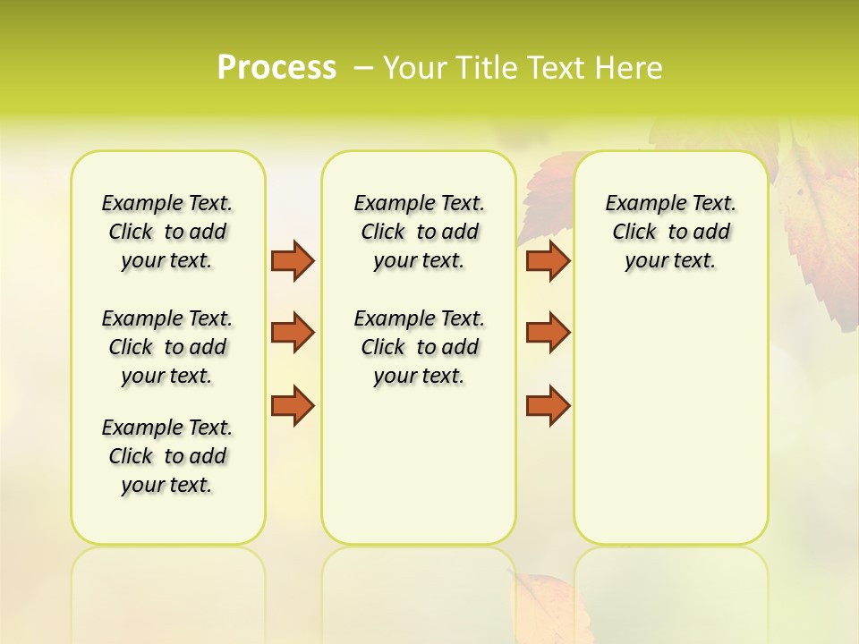 Pattern Fall Leaf PowerPoint Template