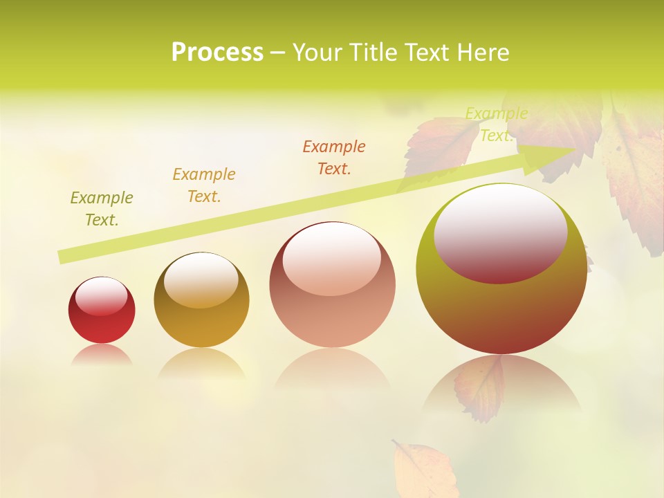 Pattern Fall Leaf PowerPoint Template