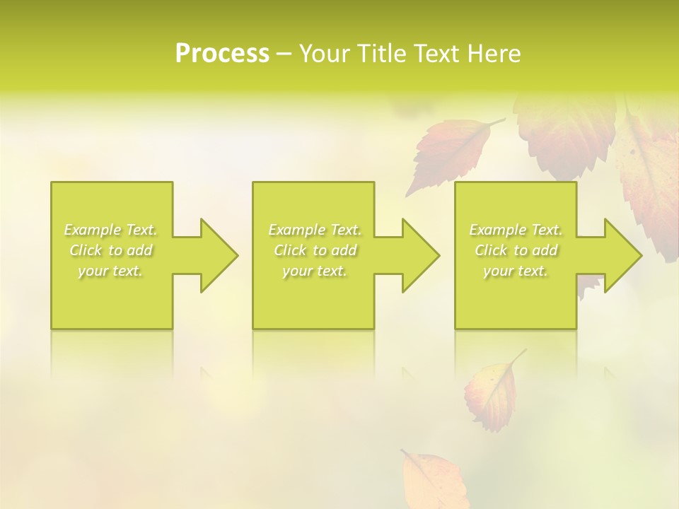 Pattern Fall Leaf PowerPoint Template