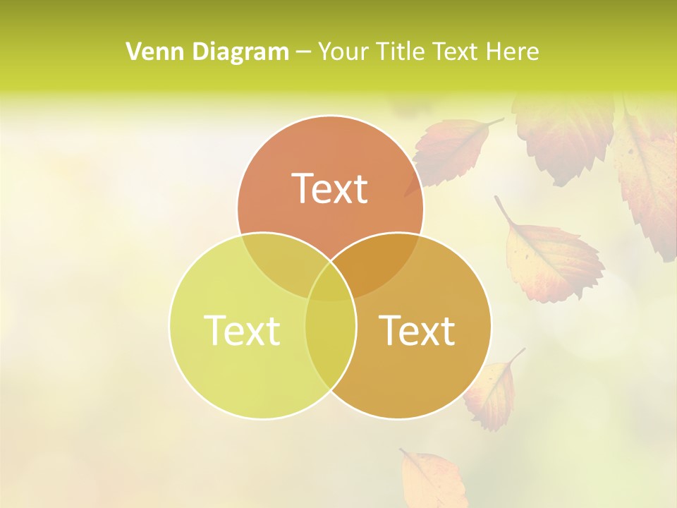 Pattern Fall Leaf PowerPoint Template