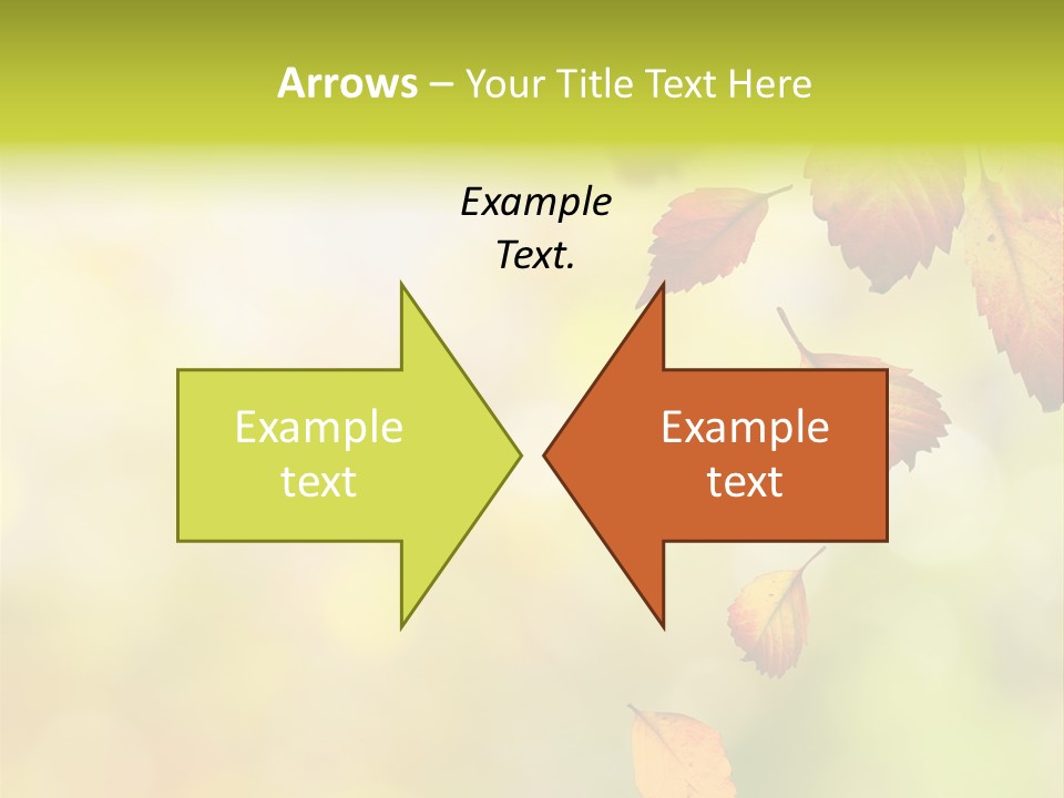 Pattern Fall Leaf PowerPoint Template