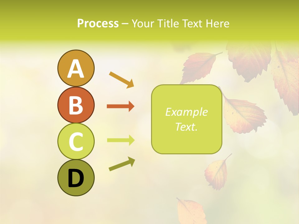 Pattern Fall Leaf PowerPoint Template