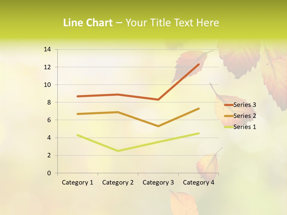 Pattern Fall Leaf PowerPoint Template