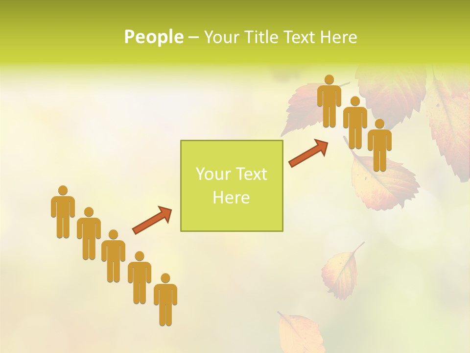 Pattern Fall Leaf PowerPoint Template