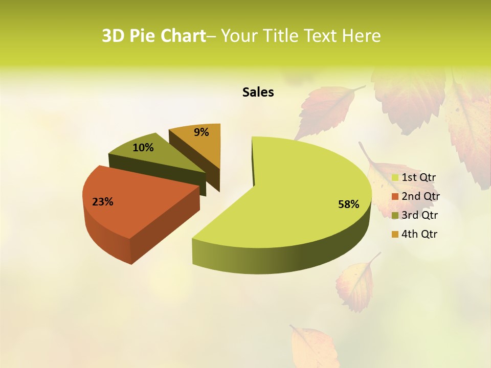 Pattern Fall Leaf PowerPoint Template