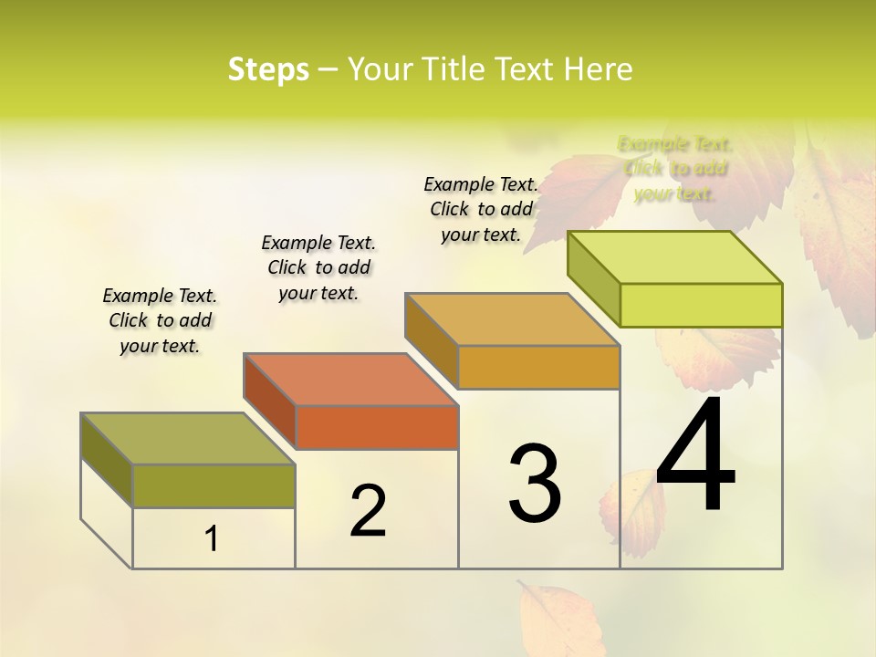 Pattern Fall Leaf PowerPoint Template