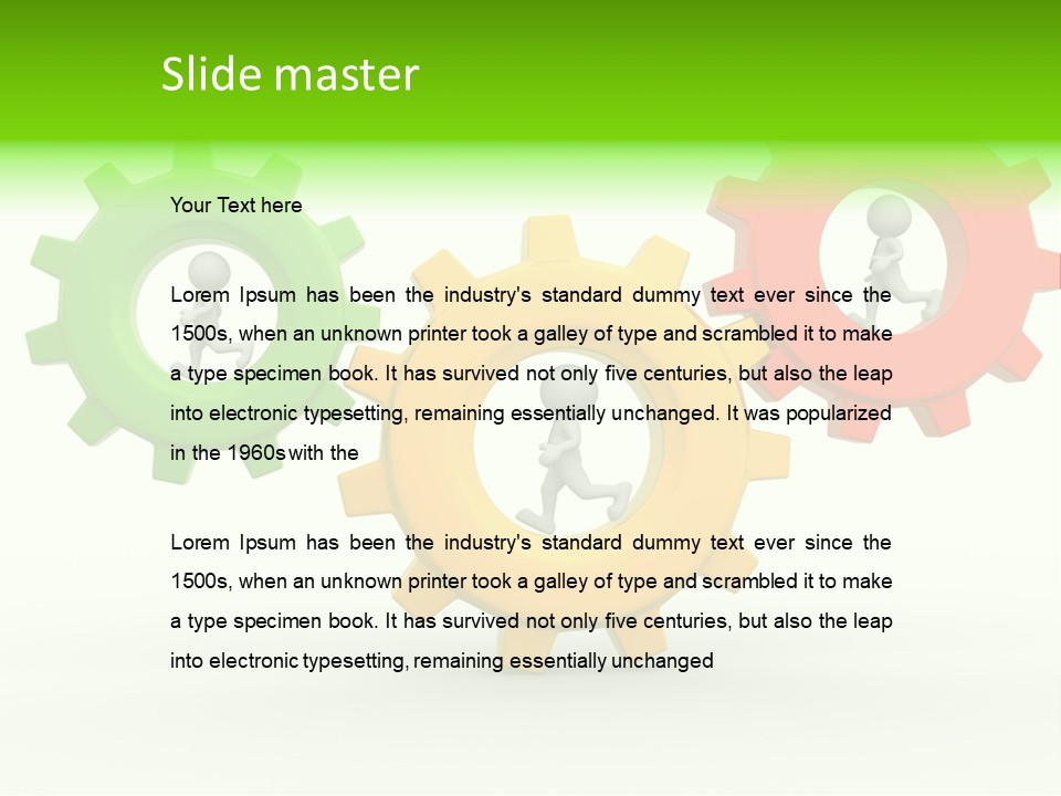 Fast Graphics Work PowerPoint Template