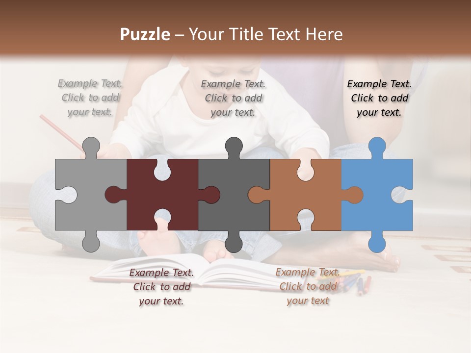 Room Happy Little PowerPoint Template