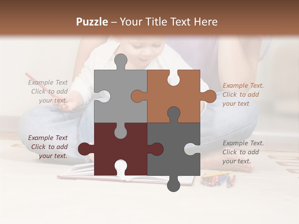 Room Happy Little PowerPoint Template